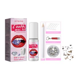Jaysuing Tooth Gem Kit, Accessories Easy To Remove And Install Crystal Dental Drill Tooth Embellish Glitter Stick (Option: 2PCS)